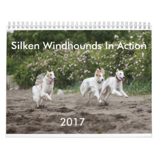 Windhounds de soie dans le calendrier d'action