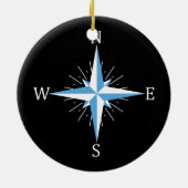 Windkompas Keramisch Ornament (Achterkant)