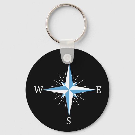 Windkompas Sleutelhanger (Voorkant)