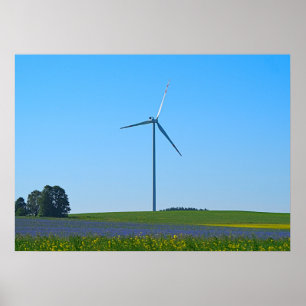 Windkracht Plant - Poster