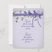 Windlavendel en ivoren grens kaart (Voorkant)