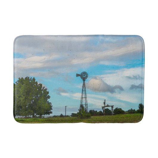 Windmill Bird Flock Badmat (Voorkant)