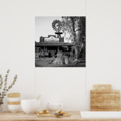 Windmill Black en White Foto Poster (Keuken)