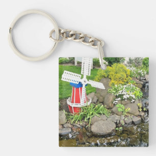 Windmill Garden Decor Sleutelhanger