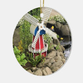 Windmill Garden Keramisch Ornament (Links)