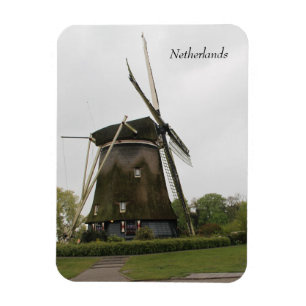 Windmill, Holland, Nederland, Amsterdam, Nederland Magneet