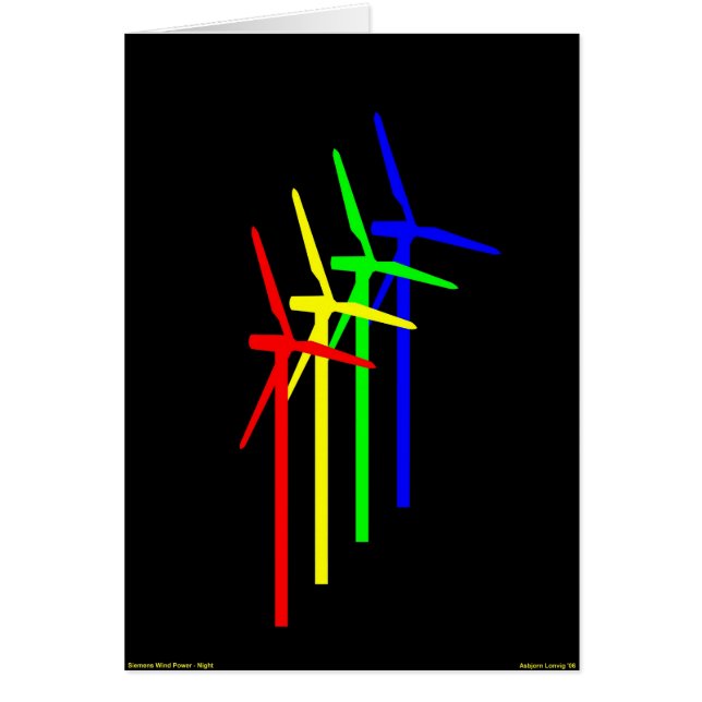 Windmill Night - Siemens Wind Power (Voorkant)