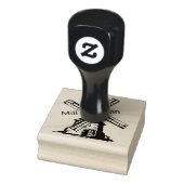 Windmill Personaliseer met uw Logo en tekst Rubberstempel (Stempel)