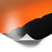 Windmill Sunset Foto Afdruk (Hoek)