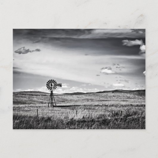 Windmill sur la carte postale Plains (Devant)