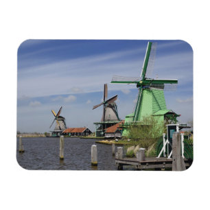 Windmill, Zaanse Schans, Holland, Nederland 2 Magneet