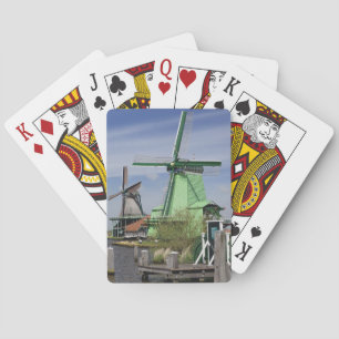 Windmill, Zaanse Schans, Holland, Nederland 2 Pokerkaarten