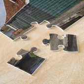 Windmill, Zaanse Schans, Holland, Nederland Legpuzzel (Zijkant)