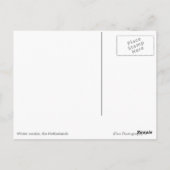 Windmills en hiver noir carte postale (Dos)