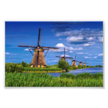 Windmills in Kinderdijk, Nederland