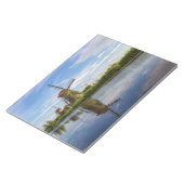 Windmills in Kinderdijk, Nederland Notitieblok (Schuin)