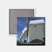 Windmills : Jack & Jills @ West Sussex UK Magnet (Recto/Verso)