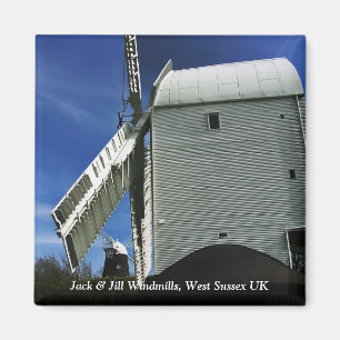 Windmills: Jack & Jills @ West Sussex UK Magnet Magneet