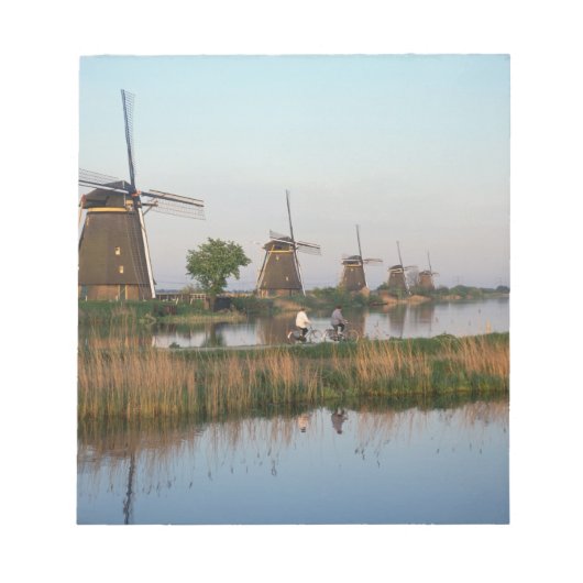 Windmills, Kinderdijk, Nederland Notitieblok (Voorkant)