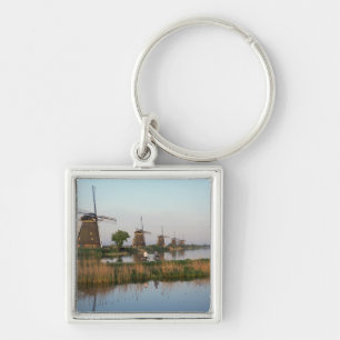 Windmills, Kinderdijk, Nederland Sleutelhanger