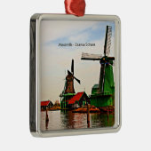 Windmills-Zaanse Schans Metalen Ornament (Rechts)