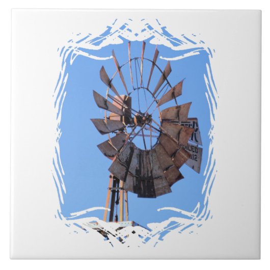 Windmolen 1 tegeltje (Voorkant)