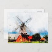 Windmolen Briefkaart (Voorkant / Achterkant)