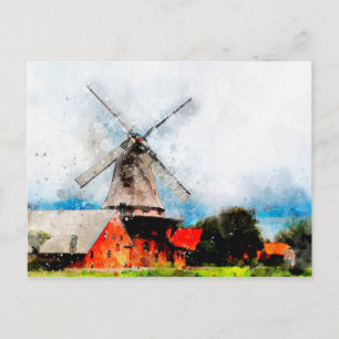Windmolen Briefkaart