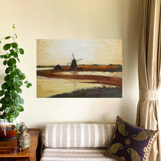 Windmolen Canvas Afdruk