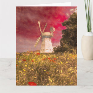 Windmolen dromen Art Vista Kaart