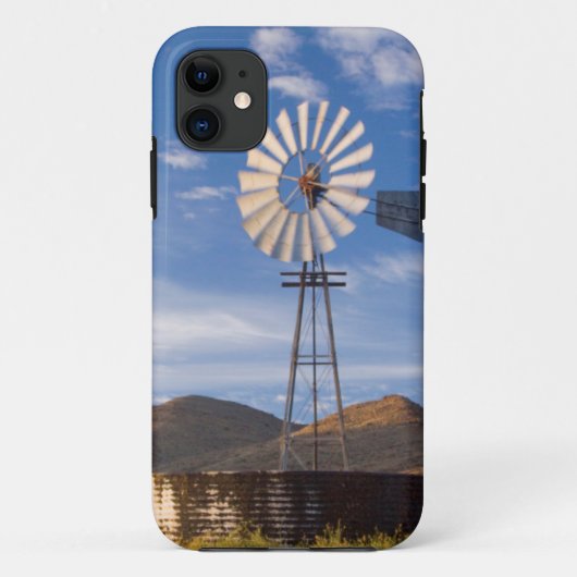 Windmolen en dammen in de Karoo op zonsopgang Case-Mate iPhone Case (Achterkant)