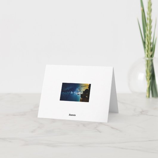 Windmolen en sterren bedankkaart (Achterkant)