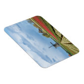 Windmolen en tulpen landschap rechthoekige magneet (Rechterzijde)