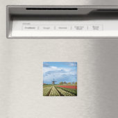 Windmolen en tulpen landschapsmagneet magneet (Insitu (Vaatwasser))