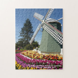 Windmolen en Tulpen (Skagit Valley) Legpuzzel
