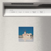 Windmolen en zoutpannen in de salina van Trapani Magneet (Insitu (Vaatwasser))