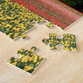 Windmolen in gloeilampen legpuzzel (Zijkant)
