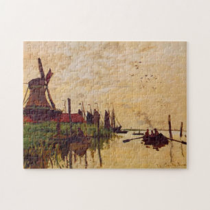 Windmolen in Zaandam Monet Fine Art Legpuzzel
