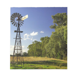 Windmolen nabij Hume Highway, Victoria, Australië Notitieblok
