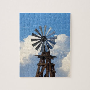 Windmolen op de foto van Sky Legpuzzel