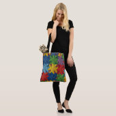 Windmolen Patchwork Dekbed Patroon Draagtas (Op model)