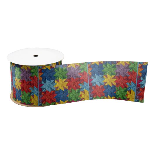 Windmolen Patchwork Dekbed Patroon Lint (Spoel)