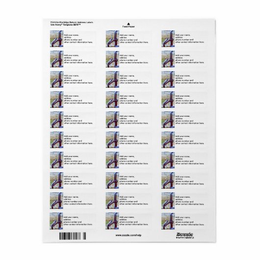 Windmolen pomp 1 etiket (Full Sheet)