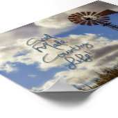 Windmolen Scene God maakte het Poster van het leve (Hoek)