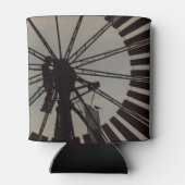 Windmolen silhouet koelbox blikjeskoeler (Achterkant)