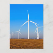 Windmolen Turbines Post Kaart (Voorkant)