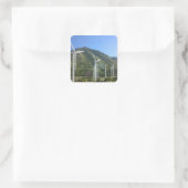 Windmolen Vierkante Sticker (Tas)