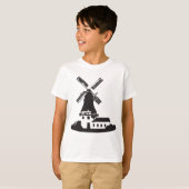 Windmolengebouw T-shirt (Voorkant volledig)