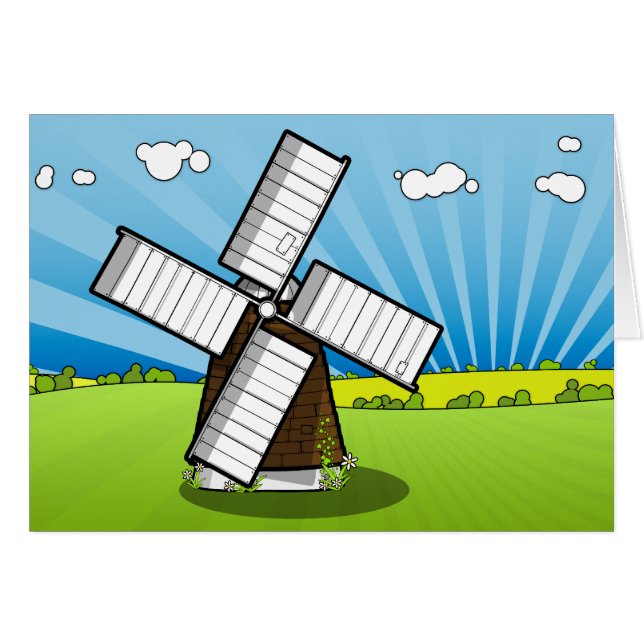 Windmolenlandschap (Voorkant Horizontaal)