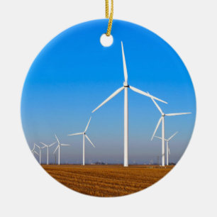 Windmolenlandschap Keramisch Ornament